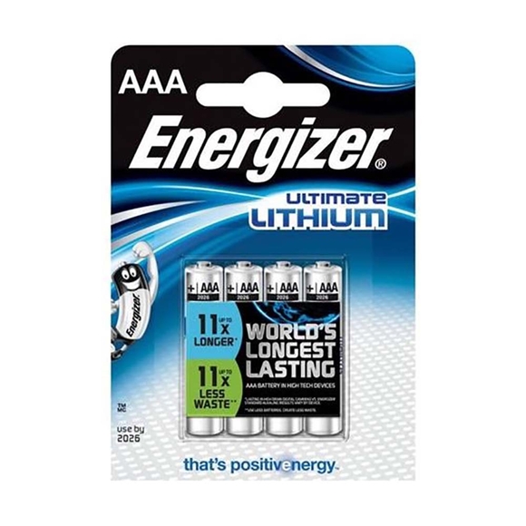 Energizer Ultimate AAA 4’lü Kalem Pil EUL3A4