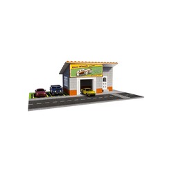 Enzo Art 1:50 Minyatür Oto Garaj 26x18x9cm - Thumbnail