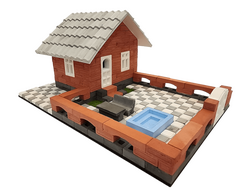 Enzo Art 1:50 Minyatür Yazlık Evi 23x16x10cm - Thumbnail
