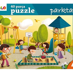 Eolo 40 Parça Puzzle - Parkta - Yer Puzzle - Thumbnail