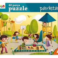 Eolo Yayınları - Eolo 40 Parça Puzzle - Parkta - Yer Puzzle