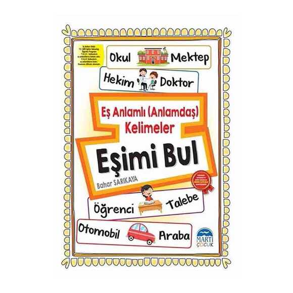 Eş Anlamlı (Anlamdaş) Kelimeler Eşimi Bul