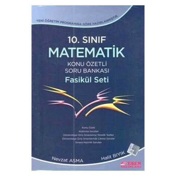 Esen 10. Sınıf Matematik Konu Özetli Soru Bankası Fasikül