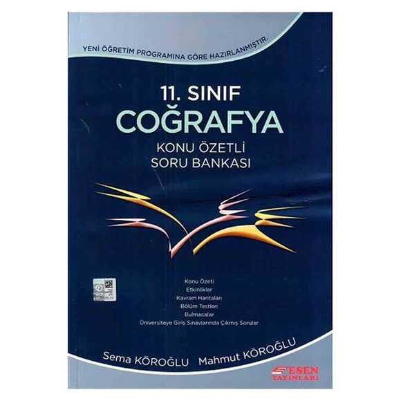 Esen 11. Sınıf Coğrafya Konu Özetli Soru Bankası