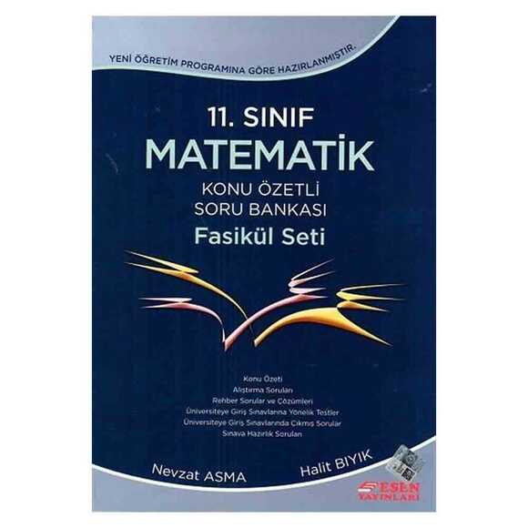 Esen 11. Sınıf Matematik İleri Düzey Konu Özetli Soru Bankası Fas.