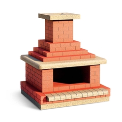 Eshel - Eshell 01:24 Ölçek Minyatür Şömine Kırmızı