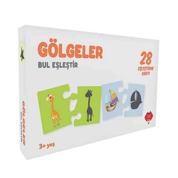 Eşleştirme Kartı - Gölgeler - Bul Eşleştir (3+ Yaş)
