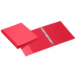 Esselte - Esselte 4241 4 Halkalı Klasör A4 Kırmı