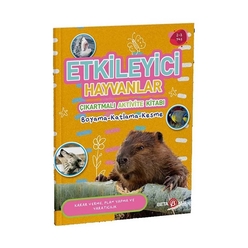 Beta Kids - Etkileyici Hayvanlar Çıkartmalı Aktivite Kitabı