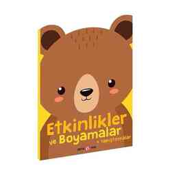 Etkinlikler ve Boyamalar Yapıştırmalar Ayıcık - Thumbnail