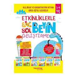 Hayy Kitap - Etkinliklerle Sağ Beyin Sol Beyin Geliştirme (6 Kitap Takım)