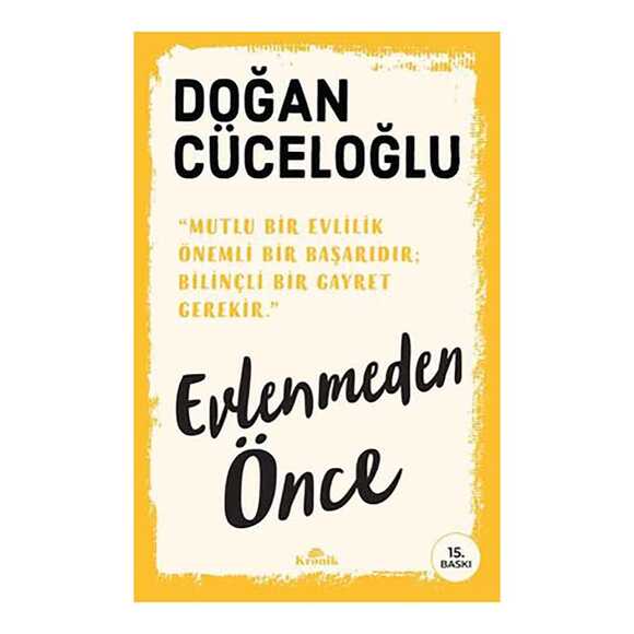 Evlenmeden Önce
