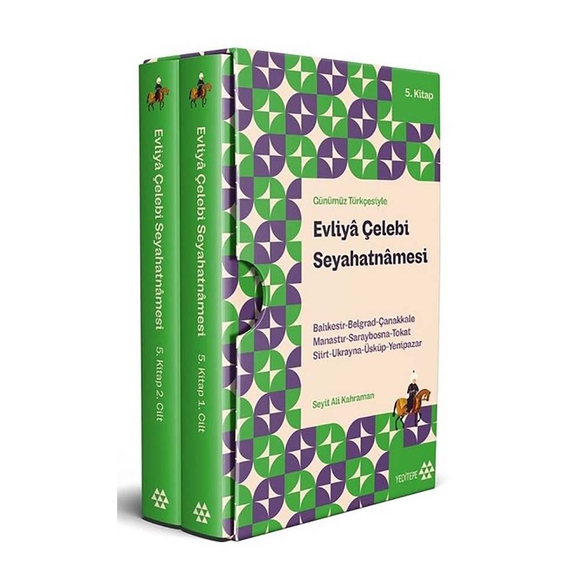 Evliya Çelebi Seyahatnamesi 5.Kitap 2 Cilt (Kutulu) Akkirman-Belgrad-Çanakkale; Manastır-Sa