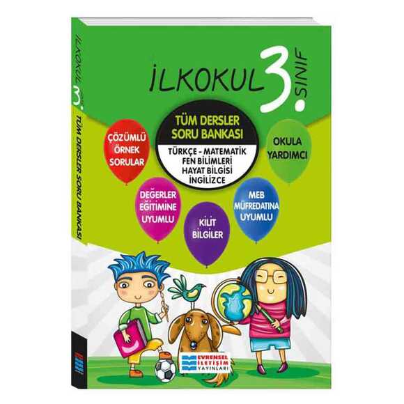 Evrensel 3. Sınıf Tüm Dersler Soru Bankası