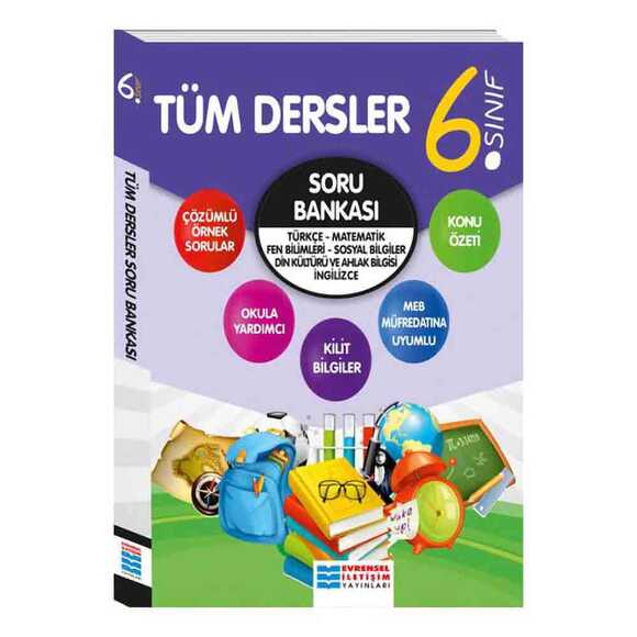 Evrensel 6. Sınıf Tüm Dersler Soru Bankası