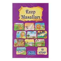 Parıltı Yayınları - Ezop Masalları 10 Kitaplık Set 