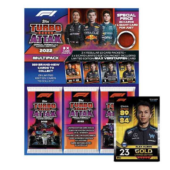 F1 Turbo Attax Çoklu Paket (Mavi Versiyon)
