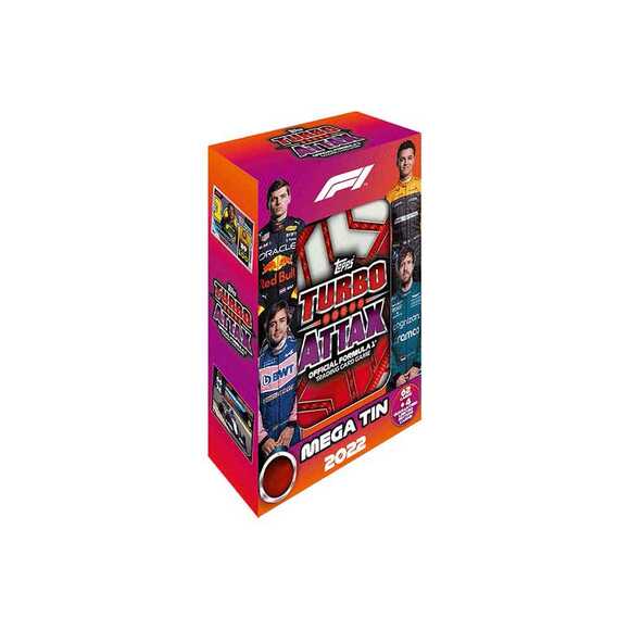 F1 Turbo Attax Mega Metal Kutu KIRMIZI 66 Kart (Super Elite) 