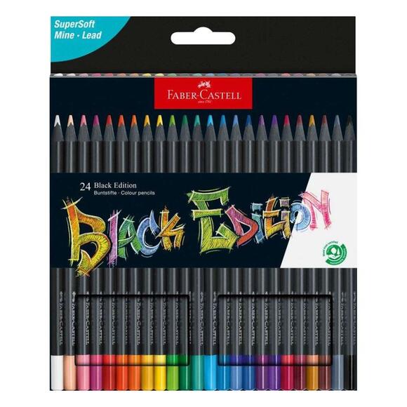 Faber Black Edition Boya Kalemi 24 Renk 5171116424