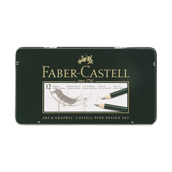 Faber Castell 9000 Design Dereceli Kurşun Kalem Seti 12’li 5B-5H - Thumbnail