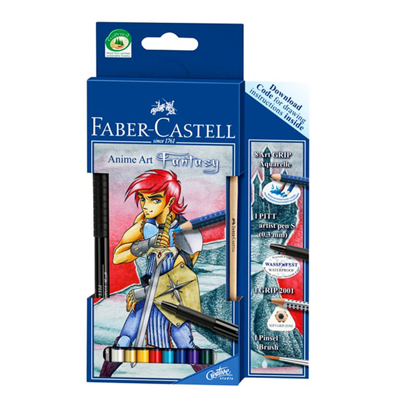 Faber Castell Art Grip Aquarell Boya Kalemi Anime Art Fantasy 114484 JU9721 Faber Castell Art Grip Aquarell Boya Kalemi Anime Art Fantasy 114484 JU9721