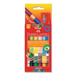 Faber Castell Çift Taraflı Mum Boya 12 Renk 141412 - Thumbnail