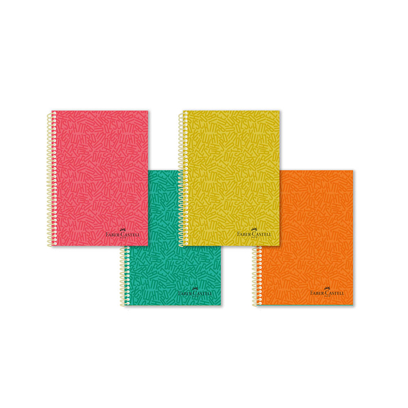 Faber Castell Colorra Defter PP Kapak Seperatörlü Karışık 160 Yaprak 5075000058