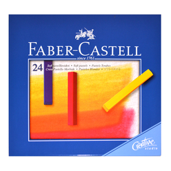 Faber Castell Creative Studio Toz Pastel Boya 24 Renk Soft 128324 - Thumbnail