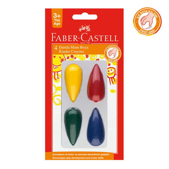 Faber Castell Damla Mum Boya 4 Renk 100194