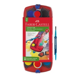 Faber Castell Değiştirilebilir Tablet Suluboya 12 Renk - Thumbnail