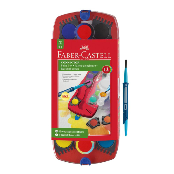 Faber Castell Değiştirilebilir Tablet Suluboya 12 Renk