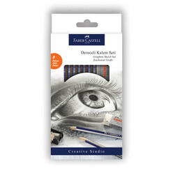 Faber Castell Dereceli Kalem Çizim Seti Gold 5165000000 - Thumbnail
