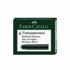 Faber Castell Dolma Kalem Kartuşu Siyah 6’Lı 185507 - Thumbnail