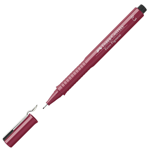 Faber Castell Ecco Pigment Çizim Kalemi 0.3 mm Kırmızı 166321