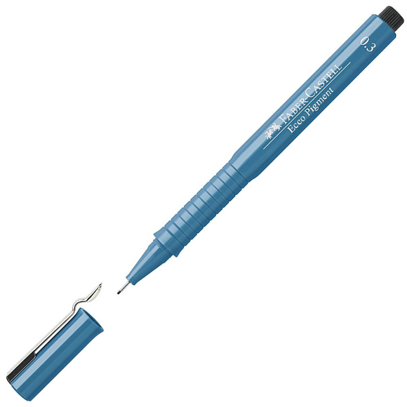 Faber Castell Ecco Pigment Çizim Kalemi 0.3 mm Mavi 166351