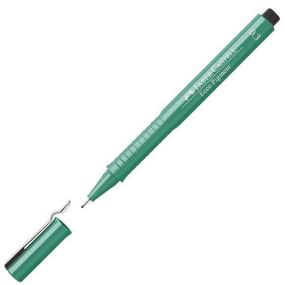 Faber Castell Ecco Pigment Çizim Kalemi 0.3 mm Yeşil 166363
