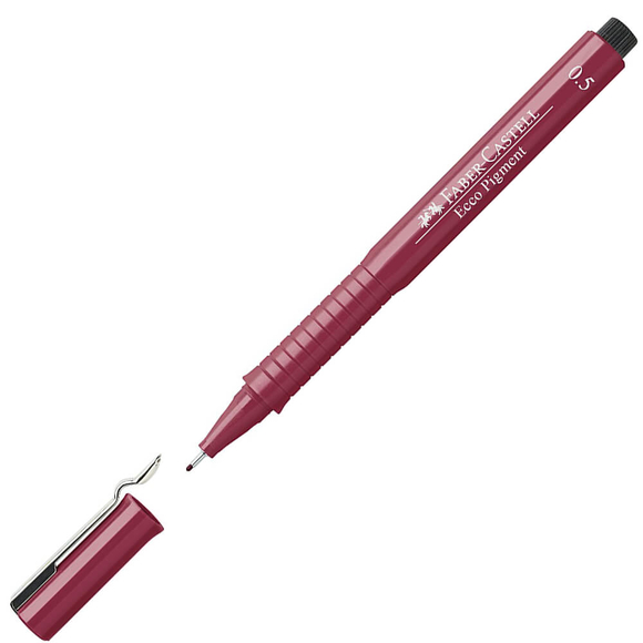 Faber Castell Ecco Pigment Çizim Kalemi 0.5 mm Kırmızı 166521