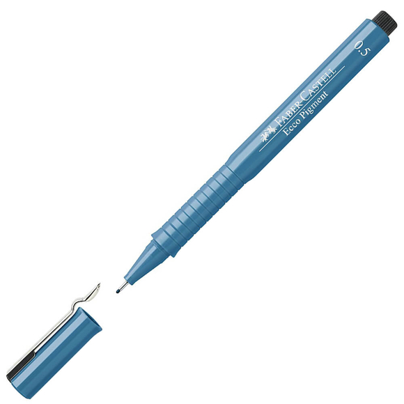Faber Castell Ecco Pigment Çizim Kalemi 0.5 mm Mavi 166551