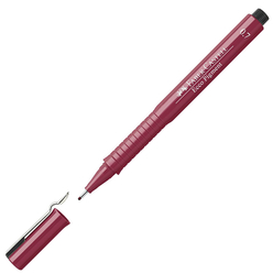 Faber Castell Ecco Pigment Çizim Kalemi 0.7 mm Kırmızı 166721 - Thumbnail