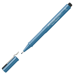 Faber Castell - Faber Castell Ecco Pigment Çizim Kalemi 0.7 mm Mavi 166751