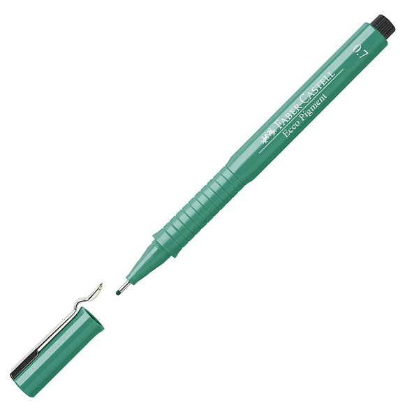 Faber Castell Ecco Pigment Çizim Kalemi 0.7 mm Yeşil 166763