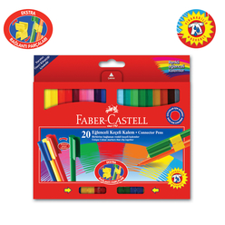 Faber Castell Eğlenceli Keçeli Kalem 20 Renk - Thumbnail