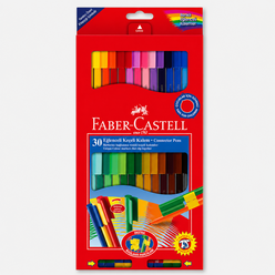 Faber Castell - Faber Castell Eğlenceli Keçeli Kalem 30 Renk