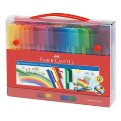 Faber Castell Eğlenceli Keçeli Kalem 60 Renk 155062 - Thumbnail