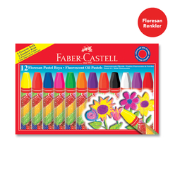 Faber Castell Floresan Pastel Boya 12 Renk 125011 - Thumbnail