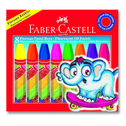 Faber Castell Floresan Pastel Boya 8 Renk 125008 - Thumbnail