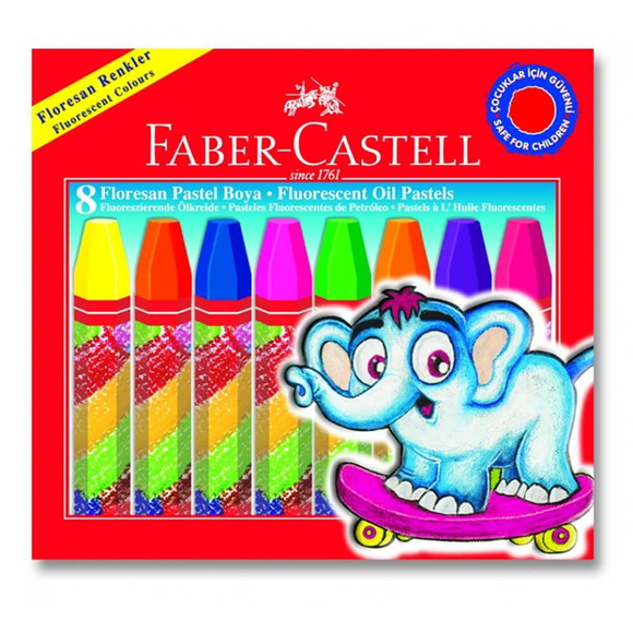 Faber Castell Floresan Pastel Boya 8 Renk 125008