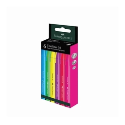 Faber Castell Fosforlu Kalem 38 Neon 6x 2022 - Thumbnail