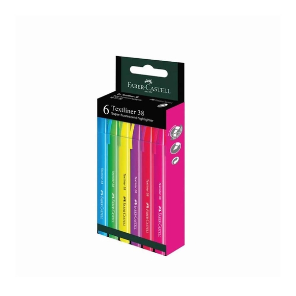 Faber Castell Fosforlu Kalem 38 Neon 6x 2022