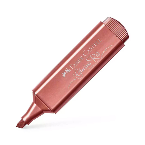 Faber Castell Fosforlu Kalem Metalik Renk Kırmızı 154673
